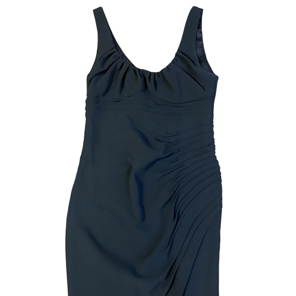 Blumarine NWT Black Silk Formal Dress Size 42 - Picture 1 of 10